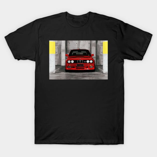 BMW M3 E30 T-Shirt by 5thmonkey